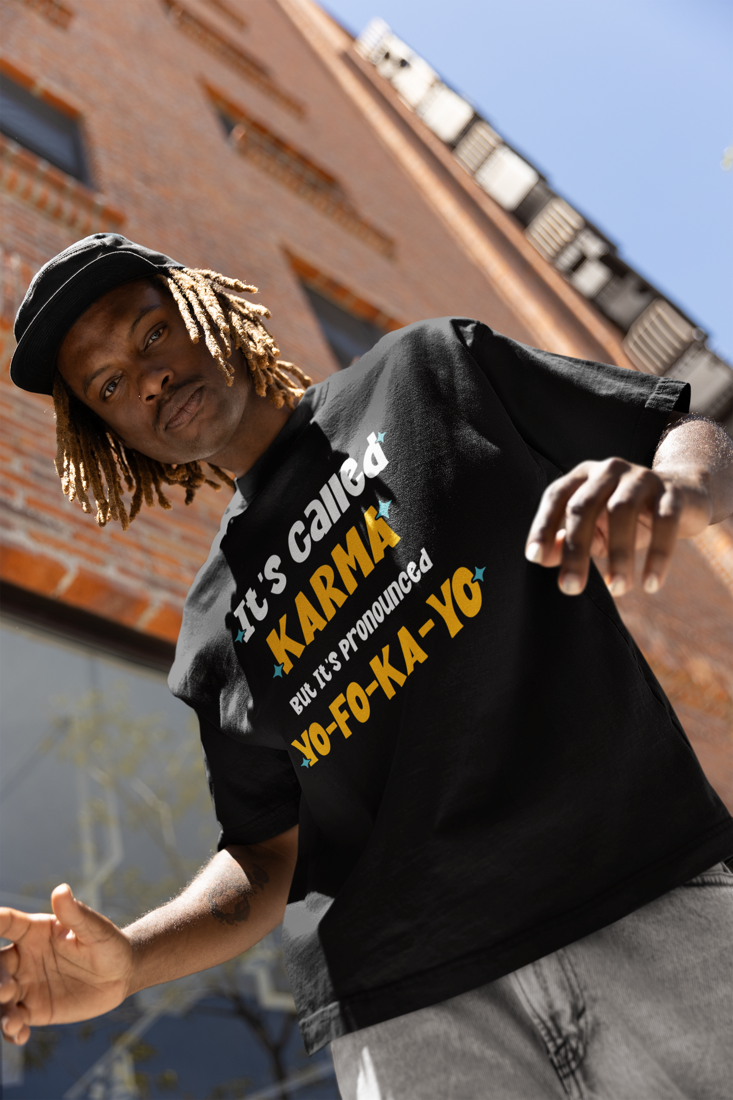Karma (Yo-Fo-Ka-Yo) - Premium Cotton T-Shirt
