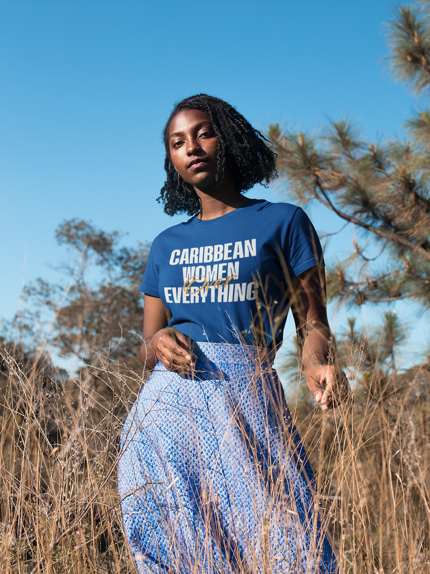 Caribbean Women Over Everything - Premium T-Shirt