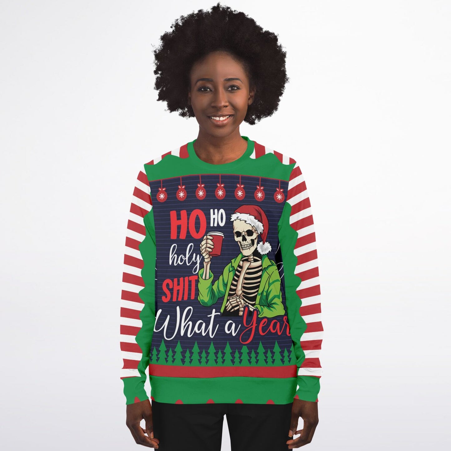 Ho Ho Holy Shit What A Year Sweatshirt