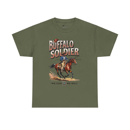 Buffalo Soldier – Honor Legacy, Embrace Strength - Heavy Cotton Tee