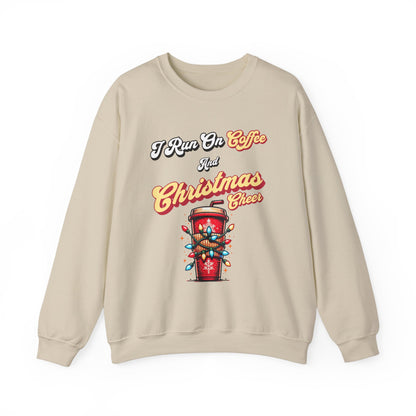 I Run On Coffee & Christmas Cheer - Sweatshirt