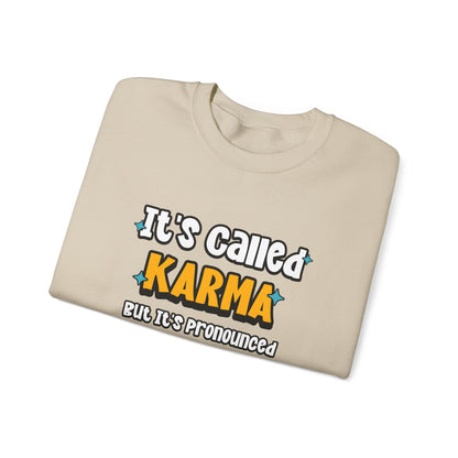 Karma (Yo-Fo-Ka-Yo) - Crewneck Sweatshirt - Because Life’s a Balancing Act