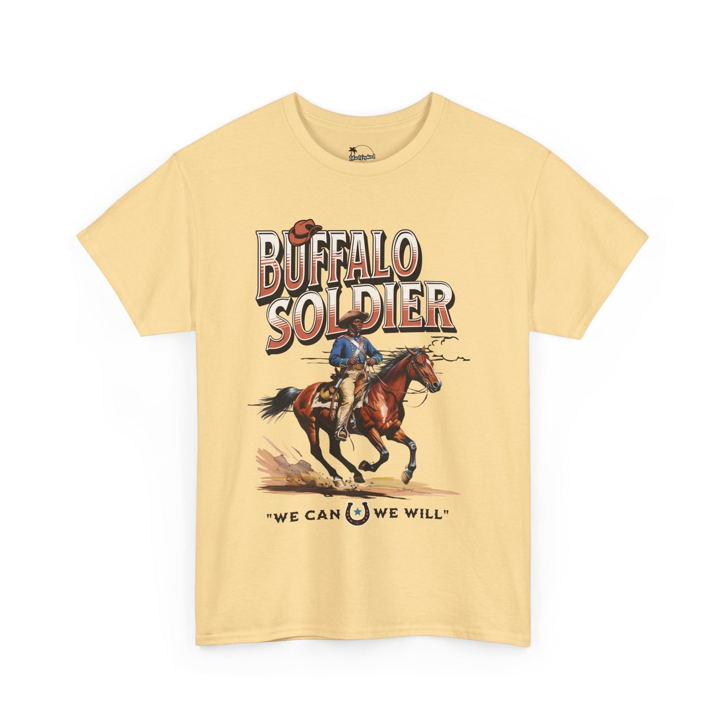 Buffalo Soldier – Honor Legacy, Embrace Strength - Heavy Cotton Tee