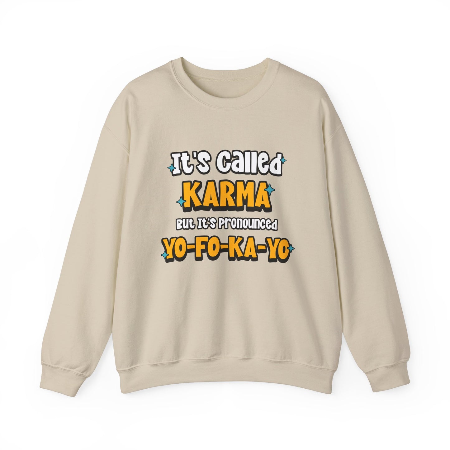 Karma (Yo-Fo-Ka-Yo) - Crewneck Sweatshirt - Because Life’s a Balancing Act