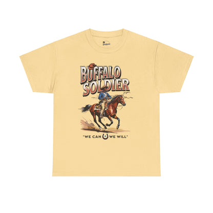 Buffalo Soldier – Honor Legacy, Embrace Strength - Heavy Cotton Tee