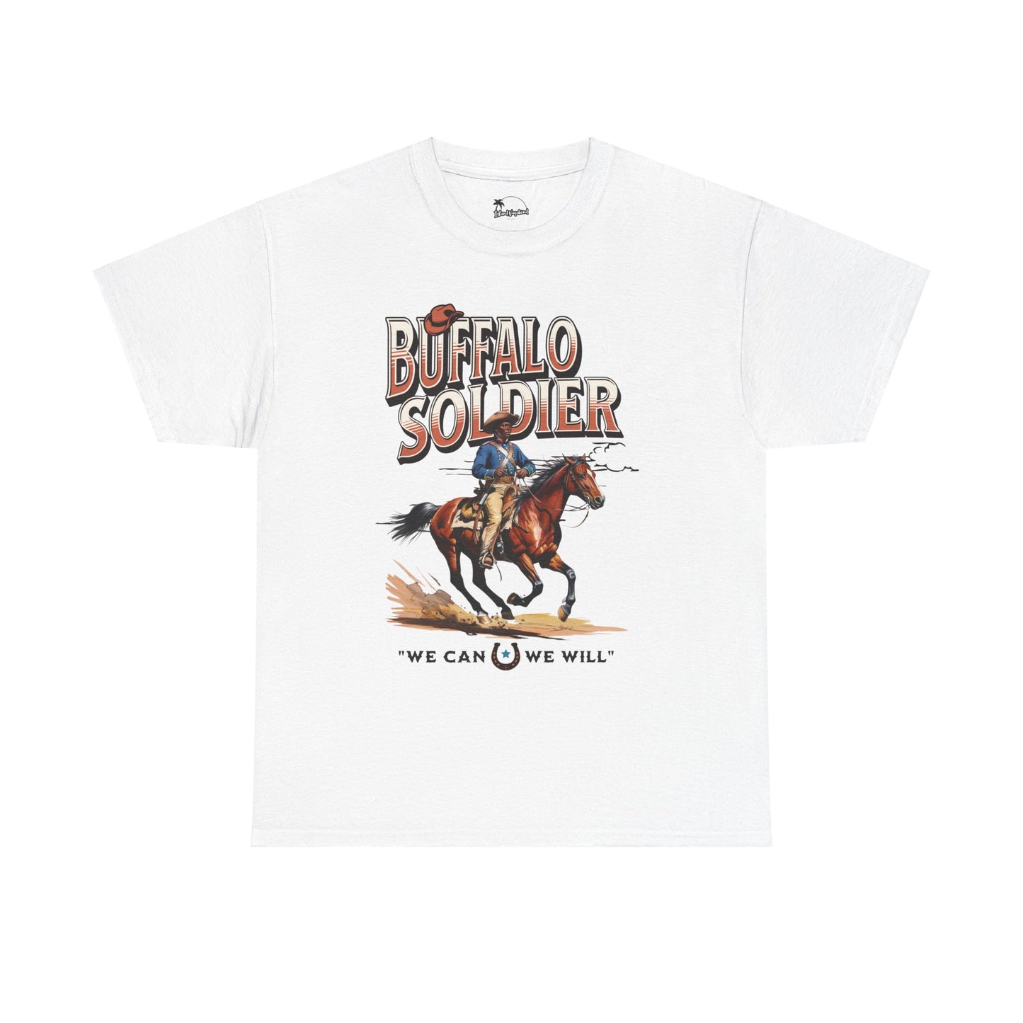 Buffalo Soldier – Honor Legacy, Embrace Strength - Heavy Cotton Tee