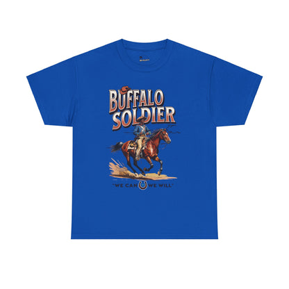 Buffalo Soldier – Honor Legacy, Embrace Strength - Heavy Cotton Tee