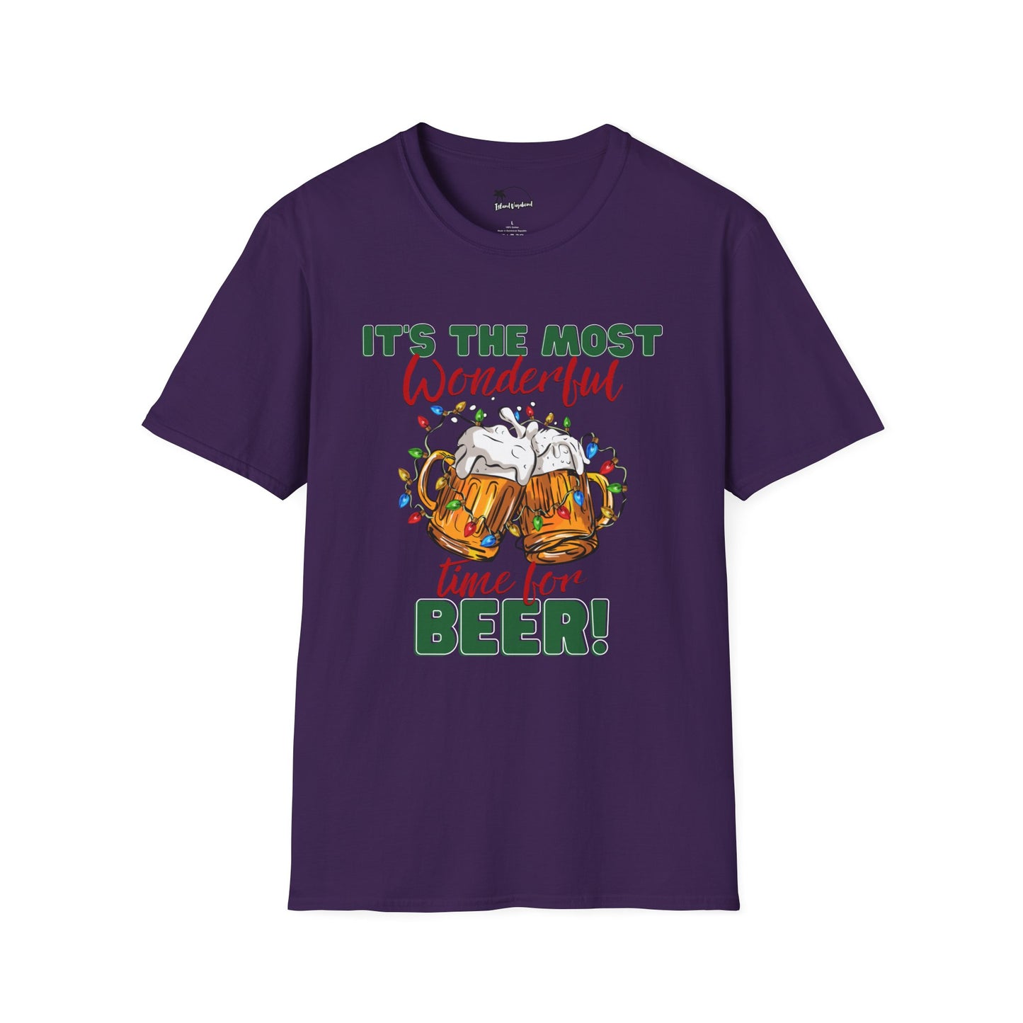 It' The Most Wonderful Time For Beer - Softstyle T-Shirt