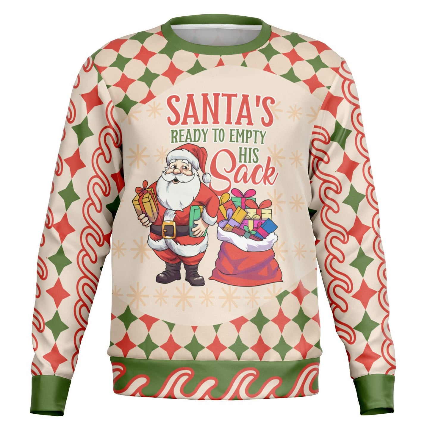 Santa’s Ready to Empty His Sack Sweatshirt