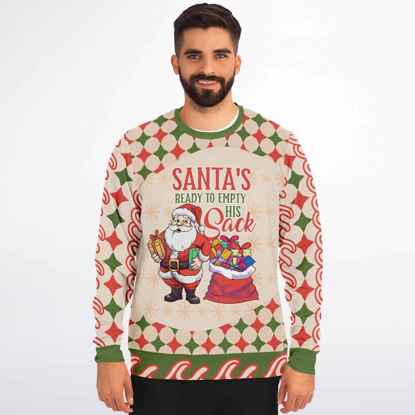 Santa’s Ready to Empty His Sack Sweatshirt