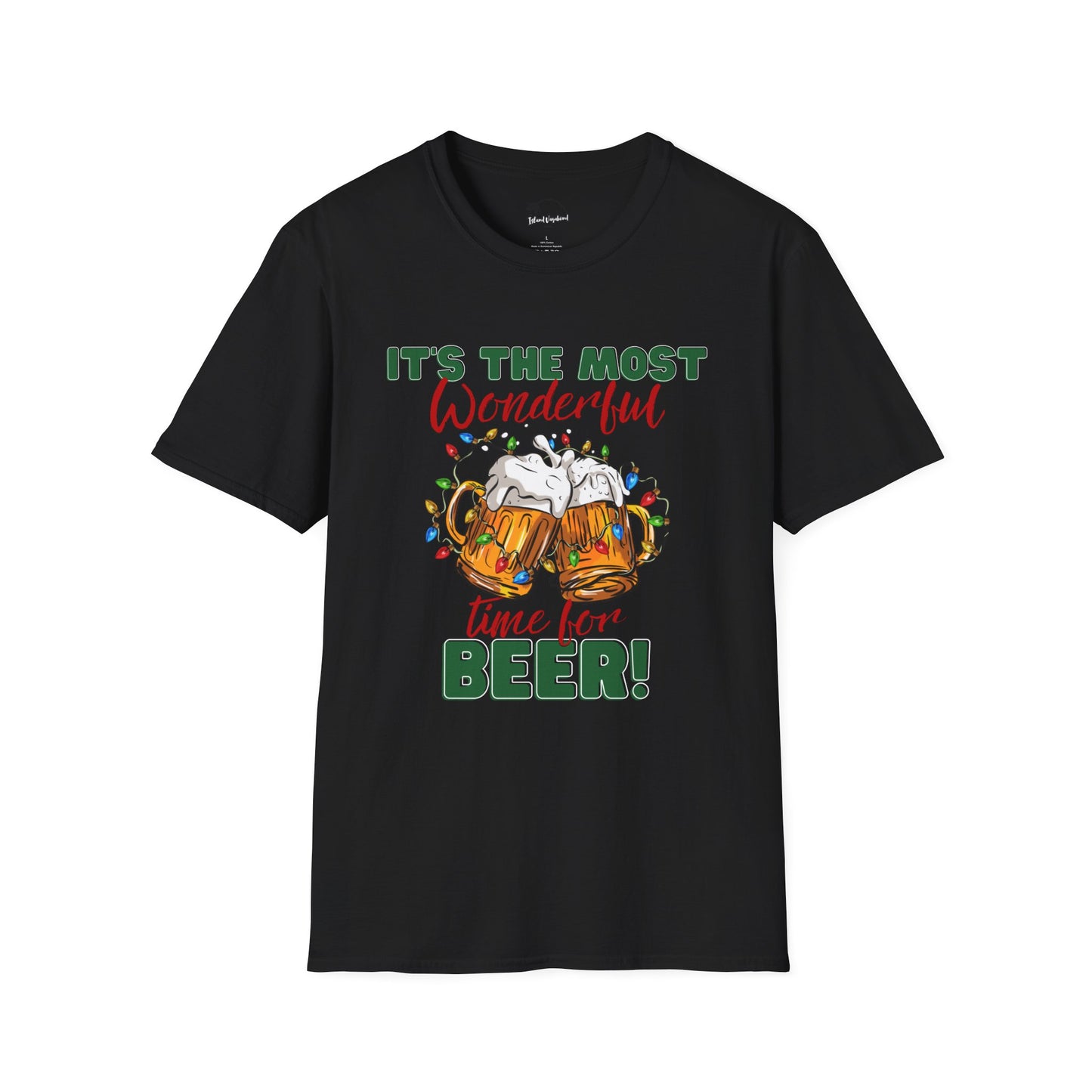 It' The Most Wonderful Time For Beer - Softstyle T-Shirt