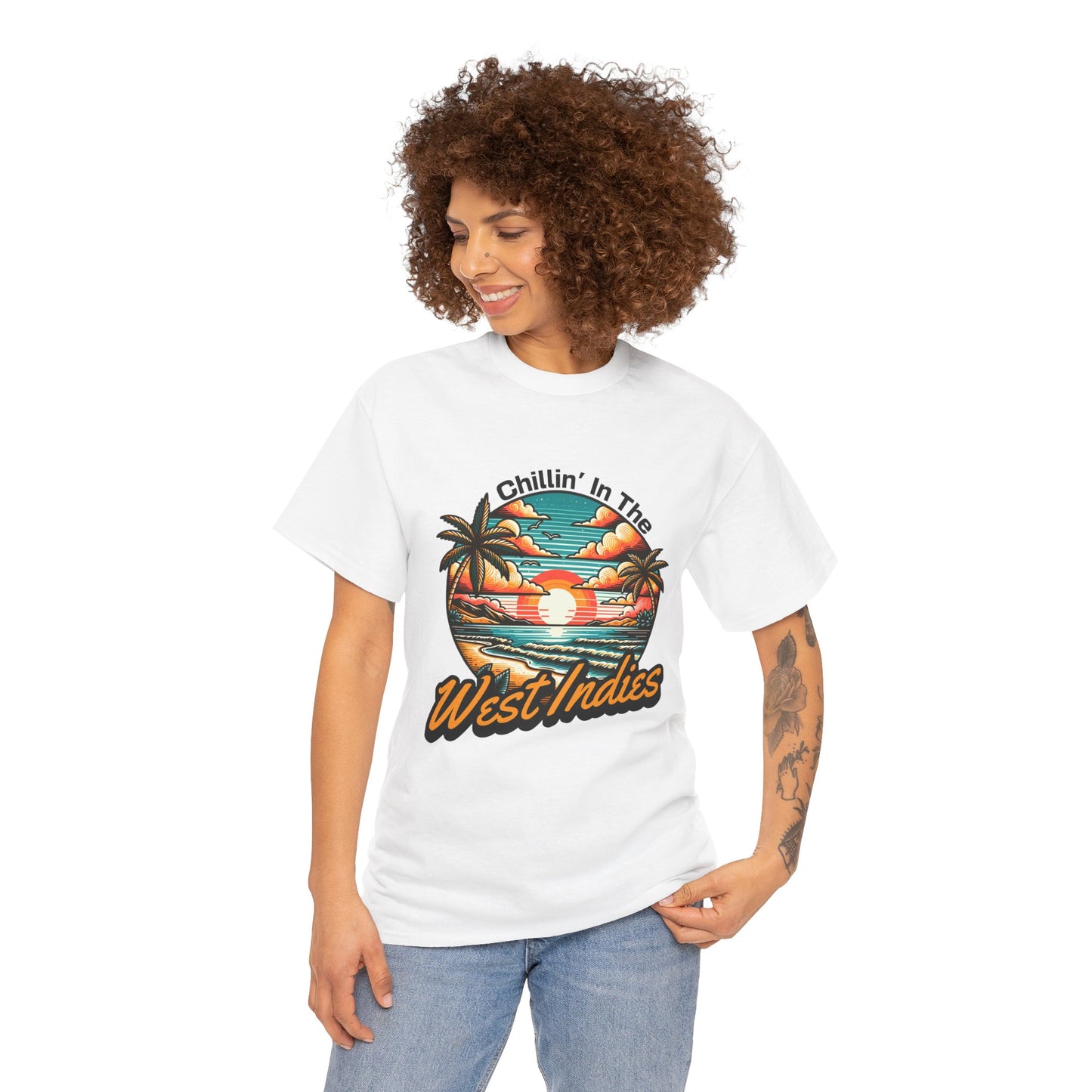 Chillin' In The West Indies - Heavy Cotton Tee