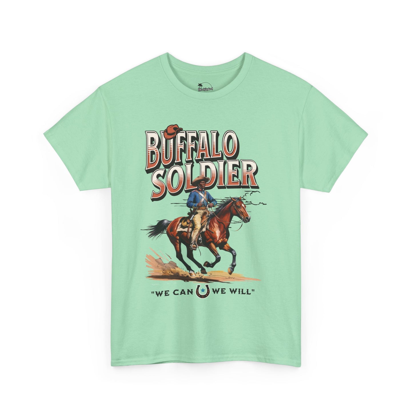 Buffalo Soldier – Honor Legacy, Embrace Strength - Heavy Cotton Tee